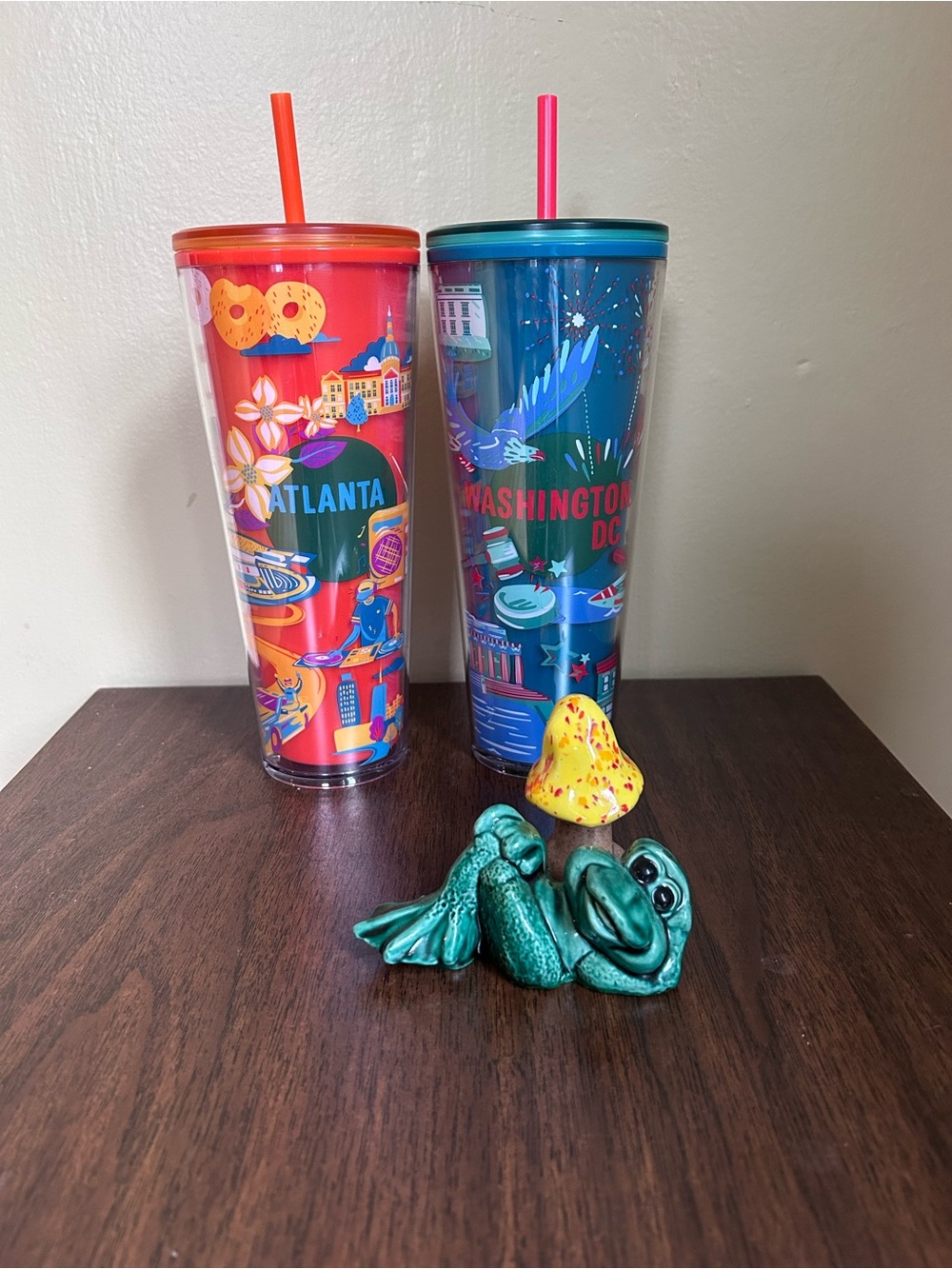 Starbucks Discovery Series Atlanta & Washington DC 24 oz Tumblers Set of 2